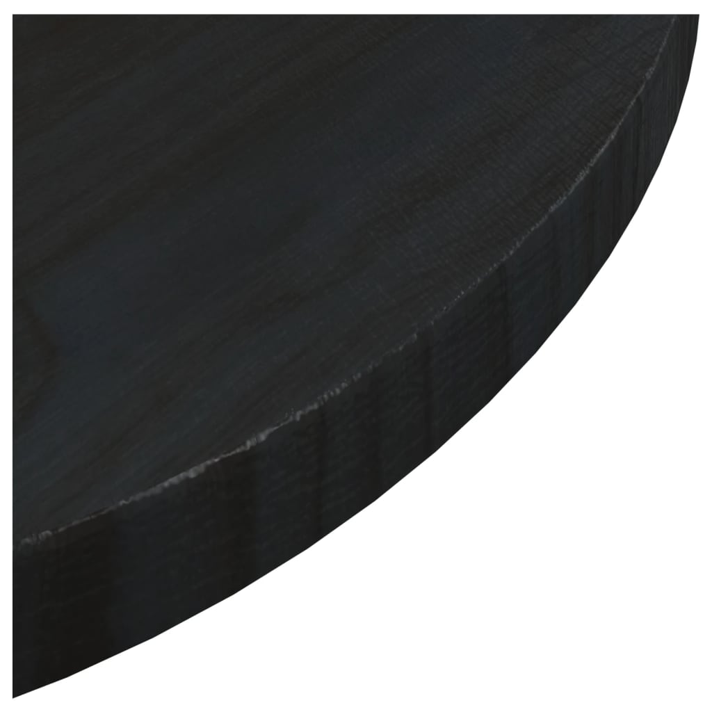 vidaXL Superficie de mesa madera maciza de pino negro Ø40x2,5 cm