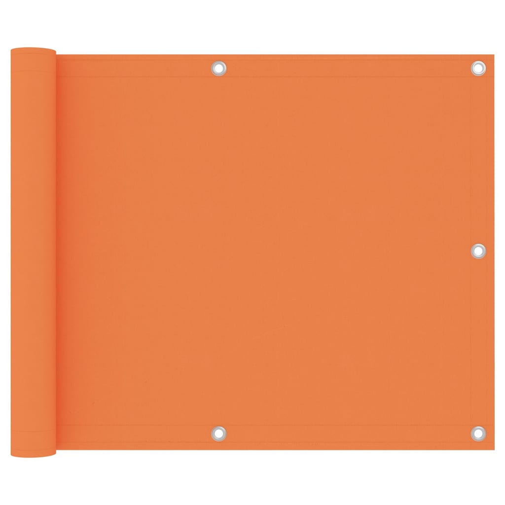 vidaXL Toldo para balcón tela oxford naranja 75x300 cm