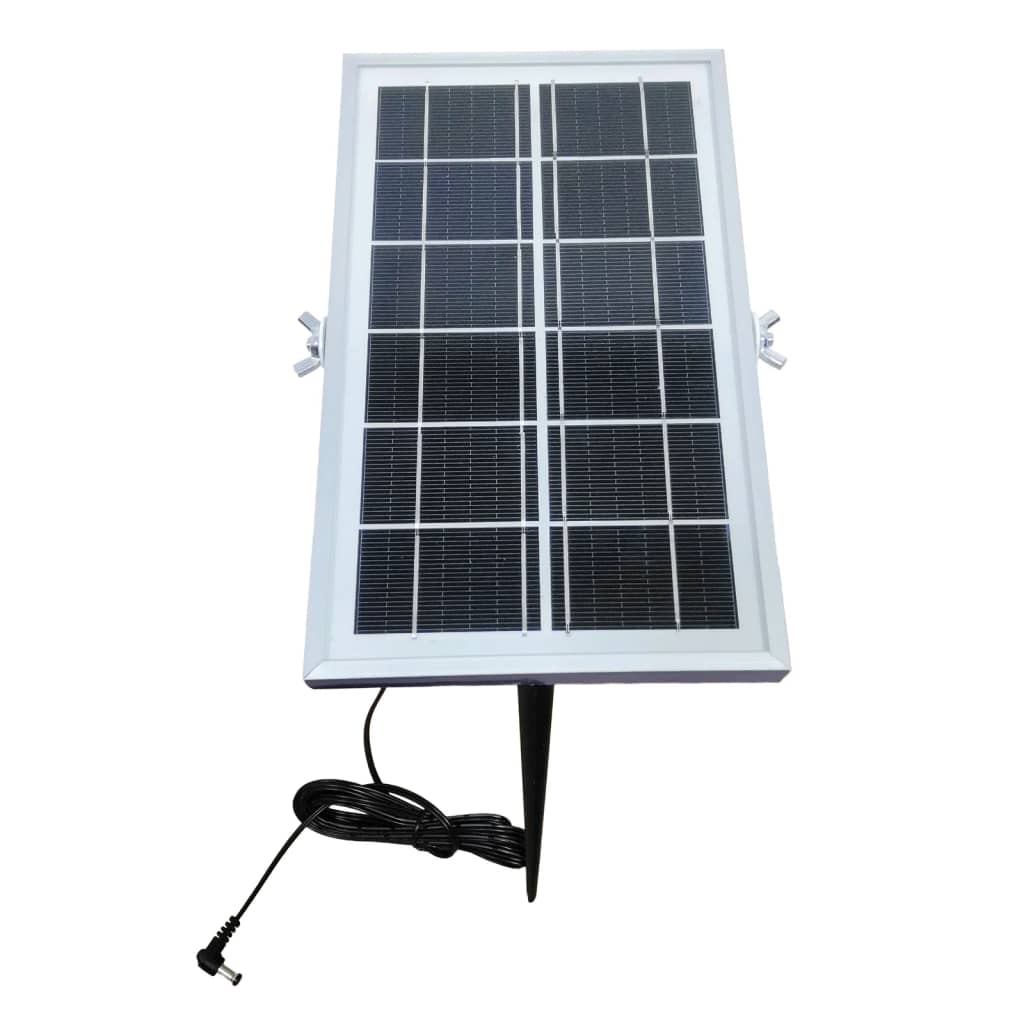 Eurotrail Panel solar para camping negro 25,5x16x10 cm