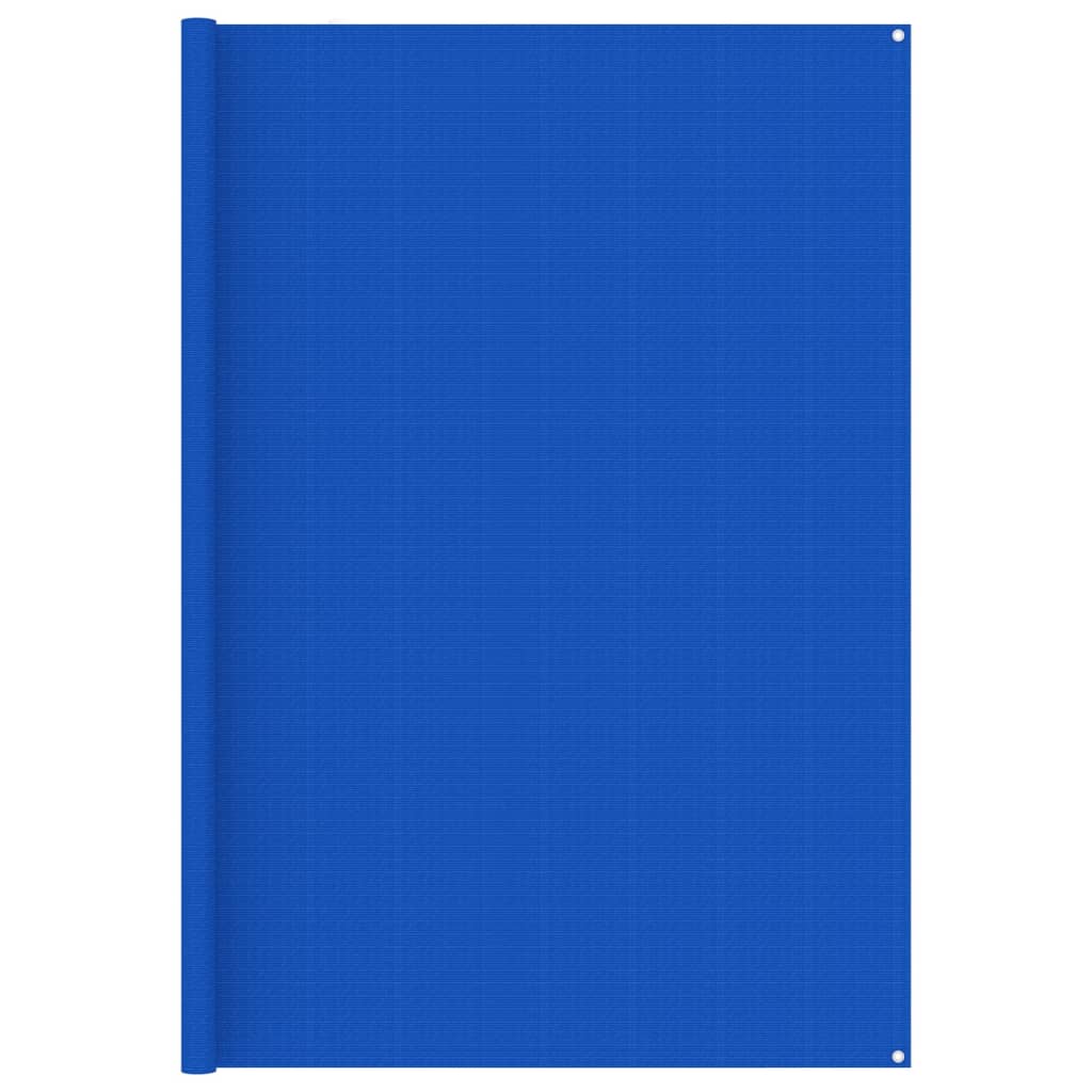 vidaXL Alfombra para tienda de campaña azul 250x550 cm
