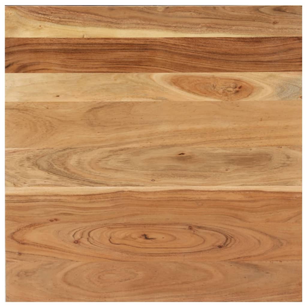 vidaXL Mesa de centro de madera maciza acacia 68x68x35 cm