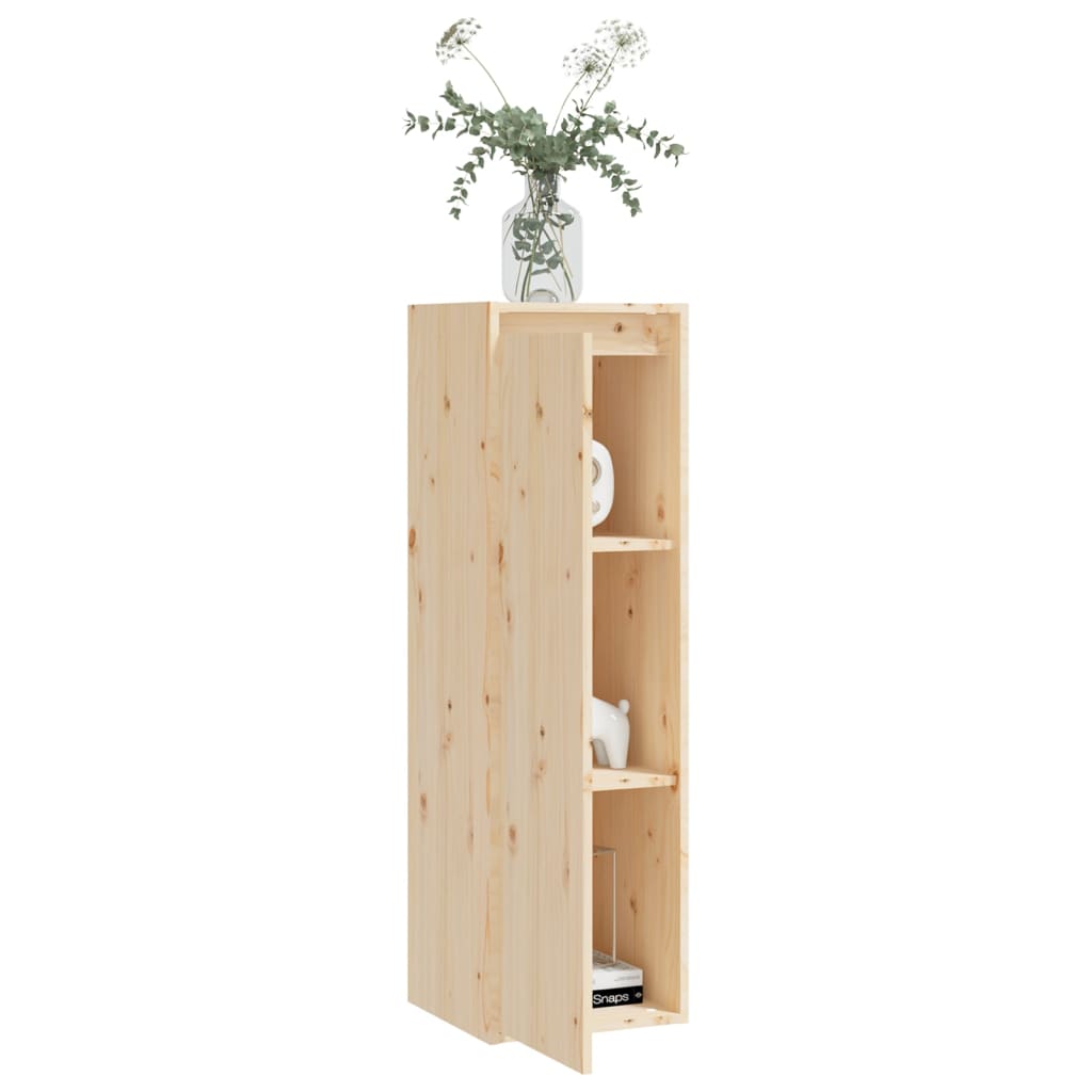 vidaXL Armario de pared de madera maciza de pino 30x30x100 cm
