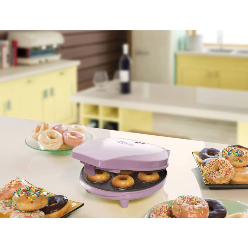 Bestron Máquina de donuts ADM218SDP 700 W rosa