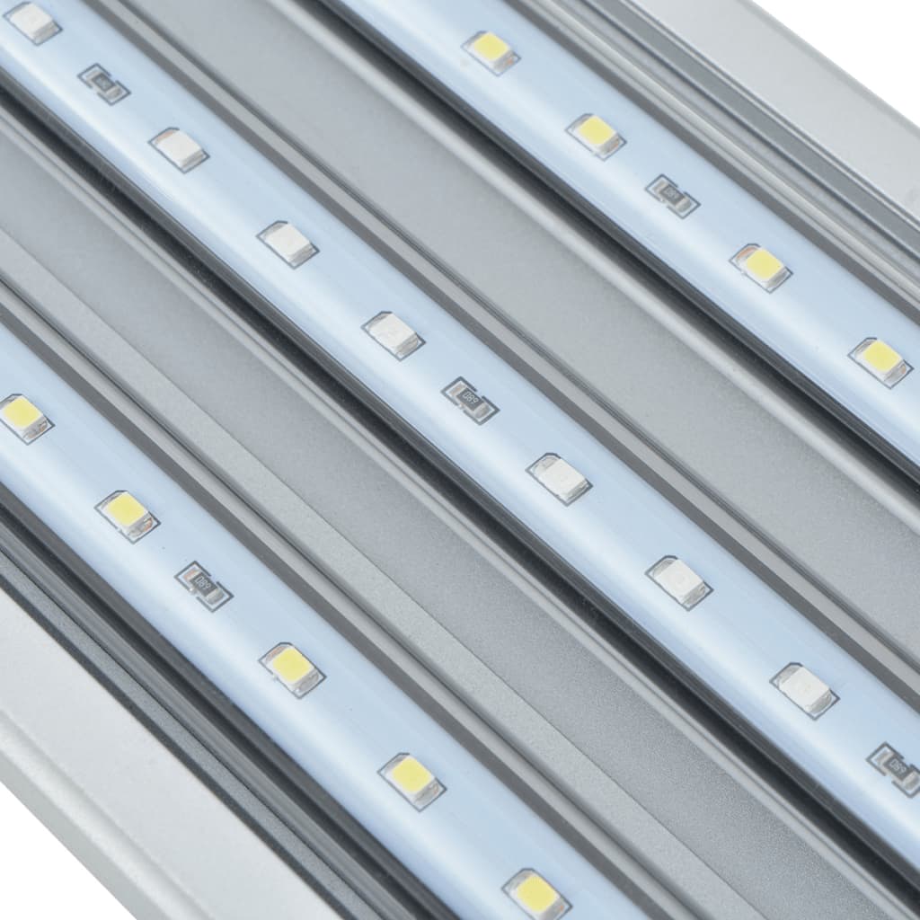 vidaXL Lámpara LED de acuario 80-90 cm aluminio IP67