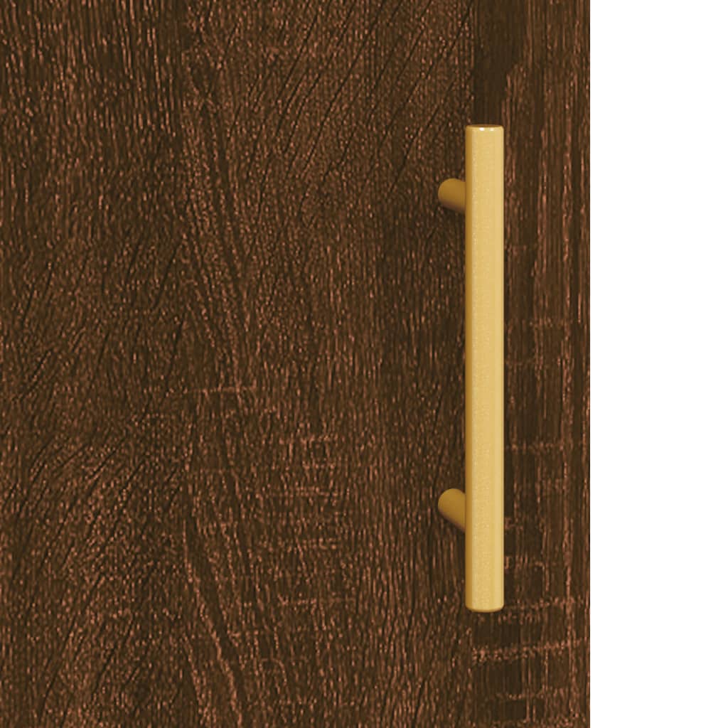 vidaXL Armario de pared madera de ingeniería marrón roble 60x31x70 cm