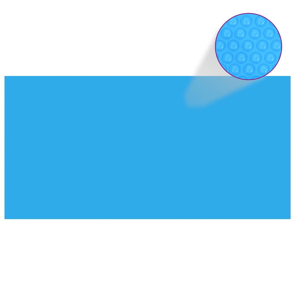 vidaXL Cubierta de piscina PE azul 600x300 cm
