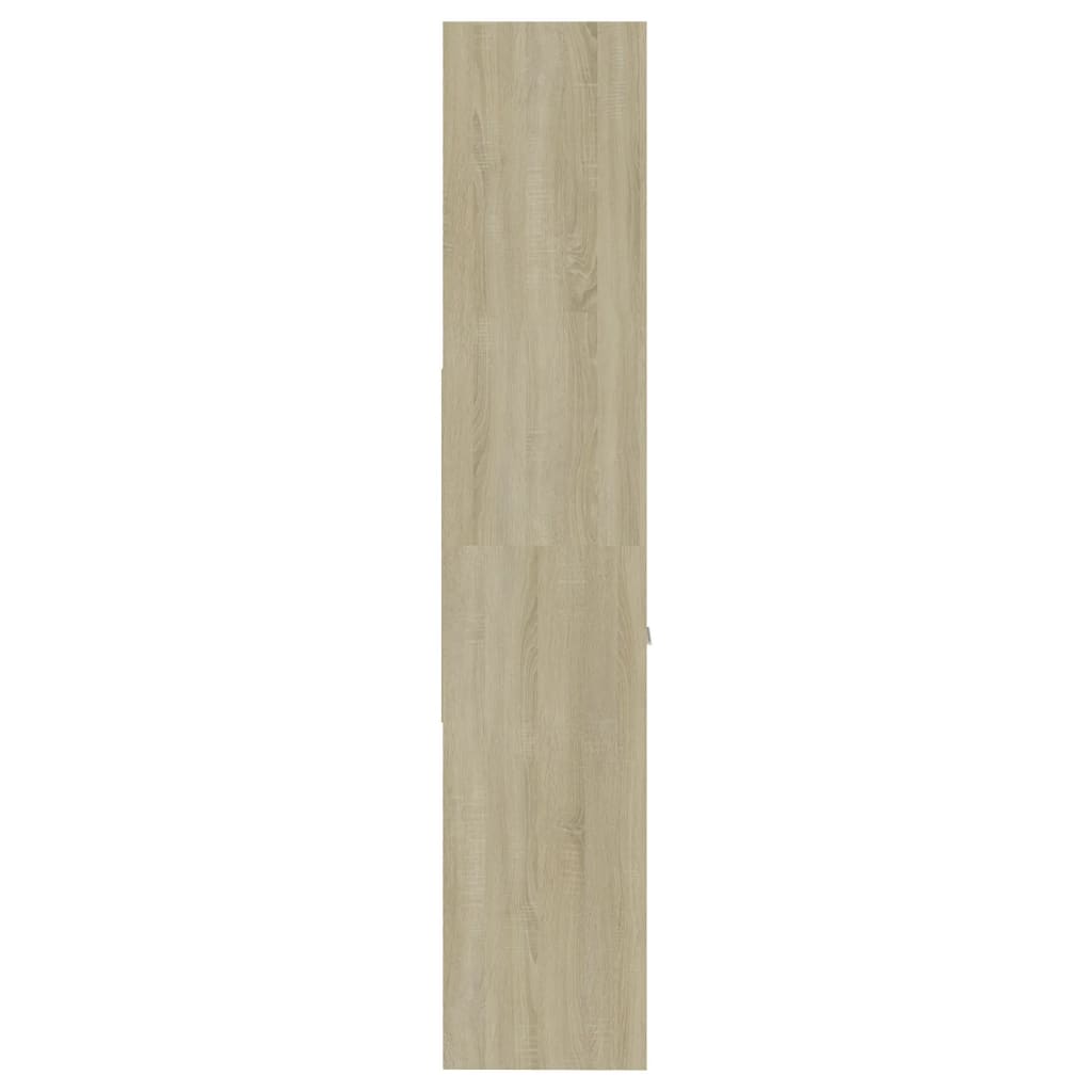 vidaXL Estantería madera contrachapada color roble Sonoma 60x35x180 cm