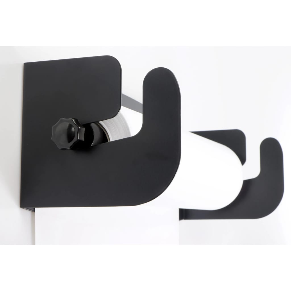 Europel Rollo de papel de pared negro 46x13x15 cm