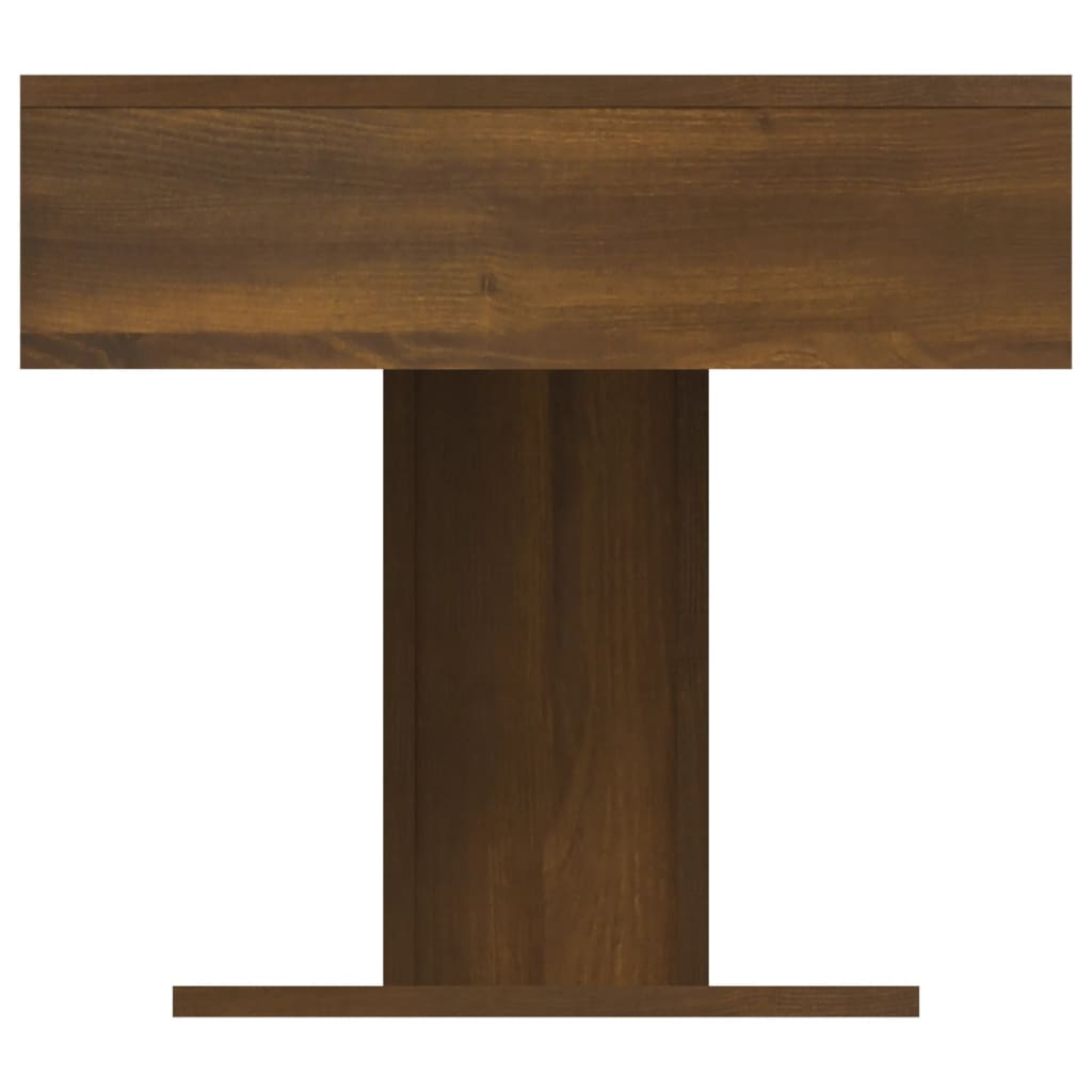 vidaXL Mesa de centro madera contrachapada roble marrón 96x50x45 cm
