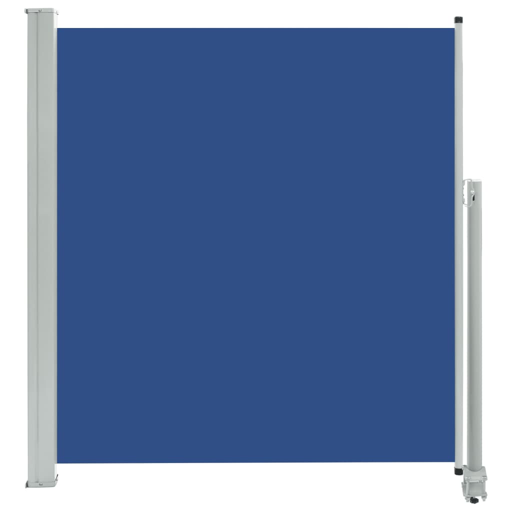 vidaXL Toldo lateral retráctil para patio azul 140x300 cm