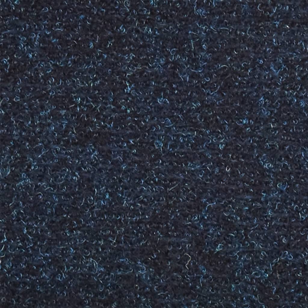 vidaXL Alfombrilla autoadhesiva escalera 5 uds 65x21x4 cm azul marino