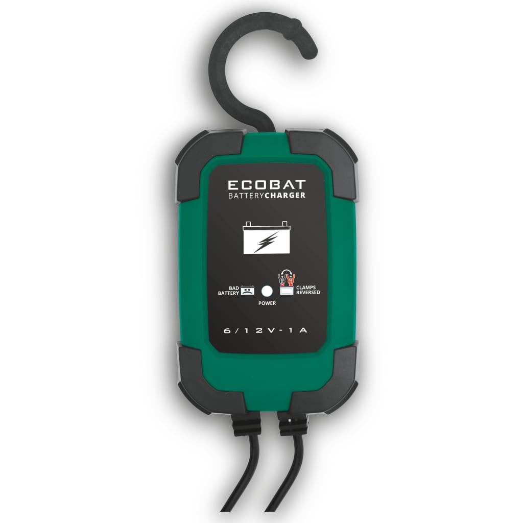 ECOBAT Mantenedor de carga para baterías 6/12 V 1 A