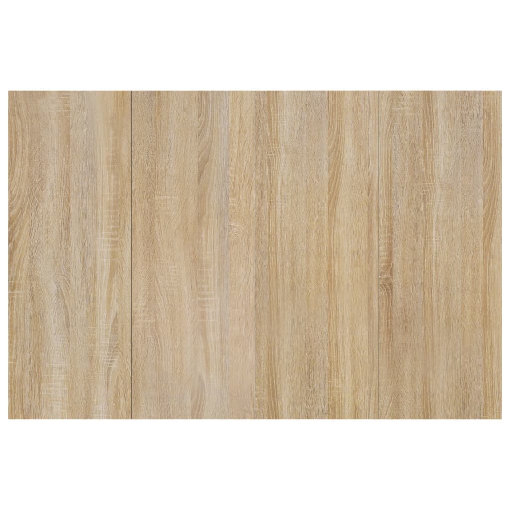 vidaXL Cabecero de cama madera contrachapada Sonoma 120x1,5x80 cm