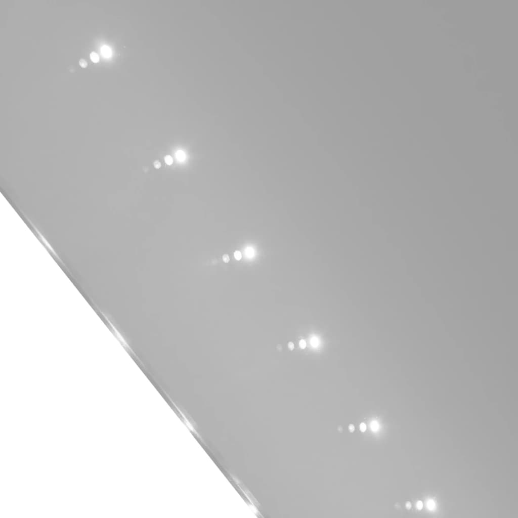 vidaXL Espejo de pared con luces LED 100x60 cm
