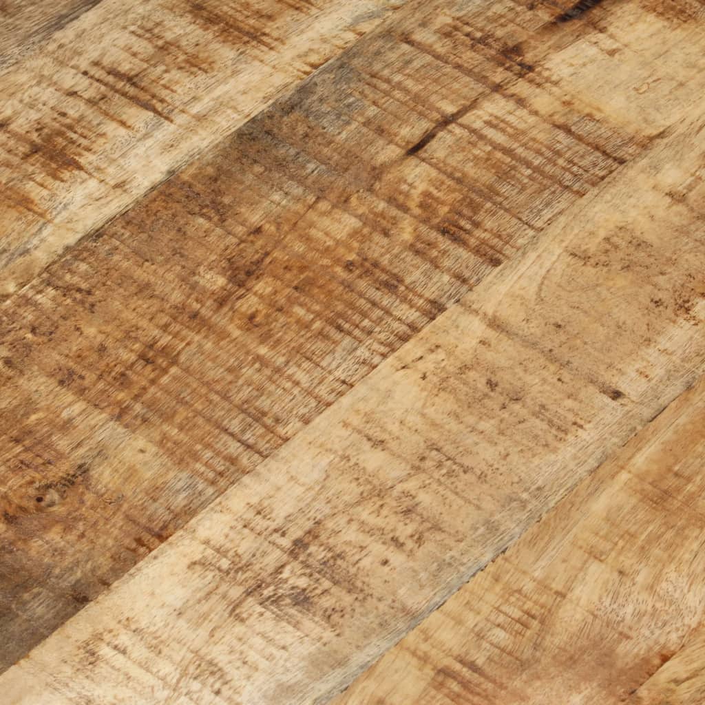vidaXL Mesa de centro madera de mango rugosa Ø68