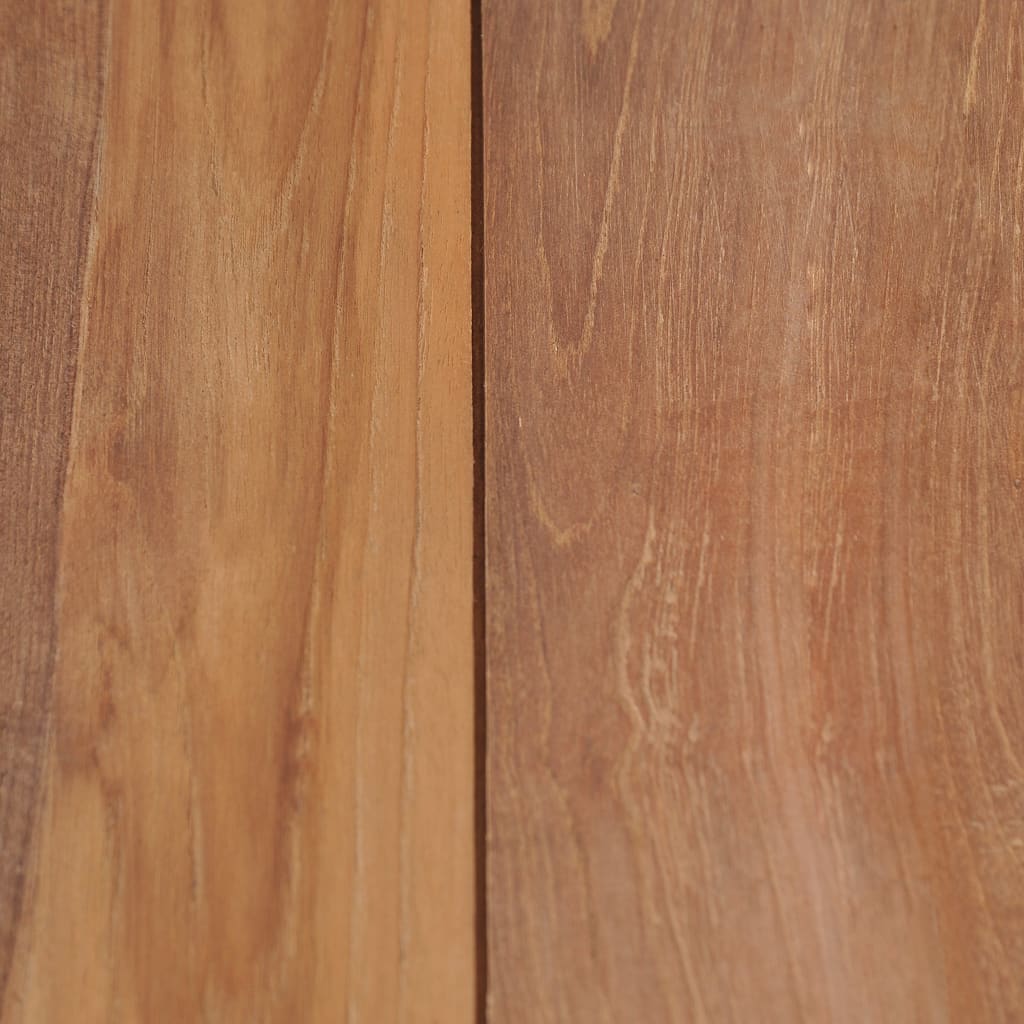 vidaXL Mesa de comedor madera teca maciza acabado natural 180x90x76 cm