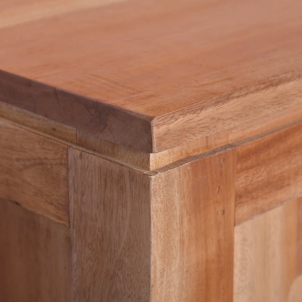 vidaXL Mueble para la TV madera maciza de caoba 110x30x45 cm