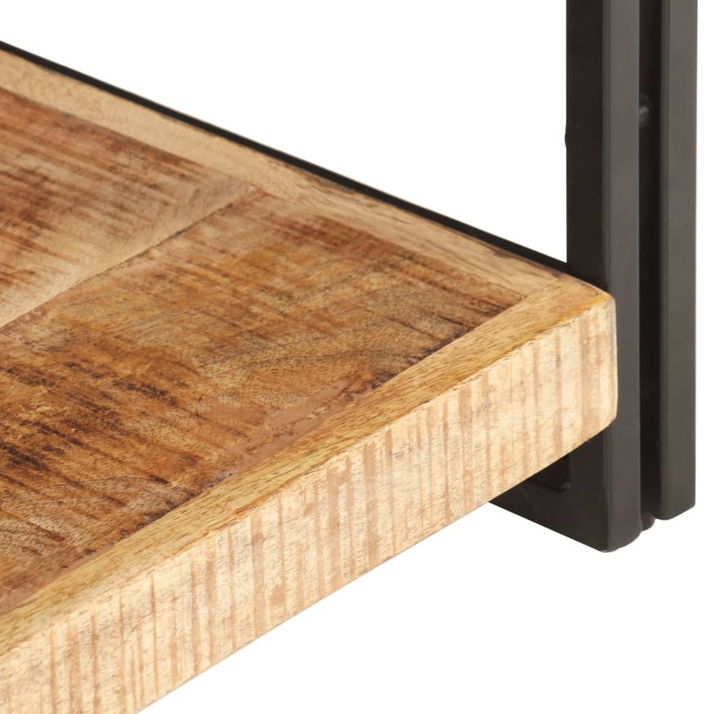vidaXL Mueble para TV de madera maciza de mango rugosa 120x30x40 cm