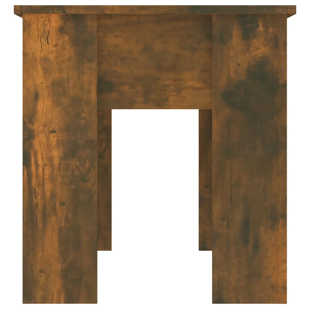 vidaXL Mesa de centro madera contrachapada roble ahumado 101x49x52 cm