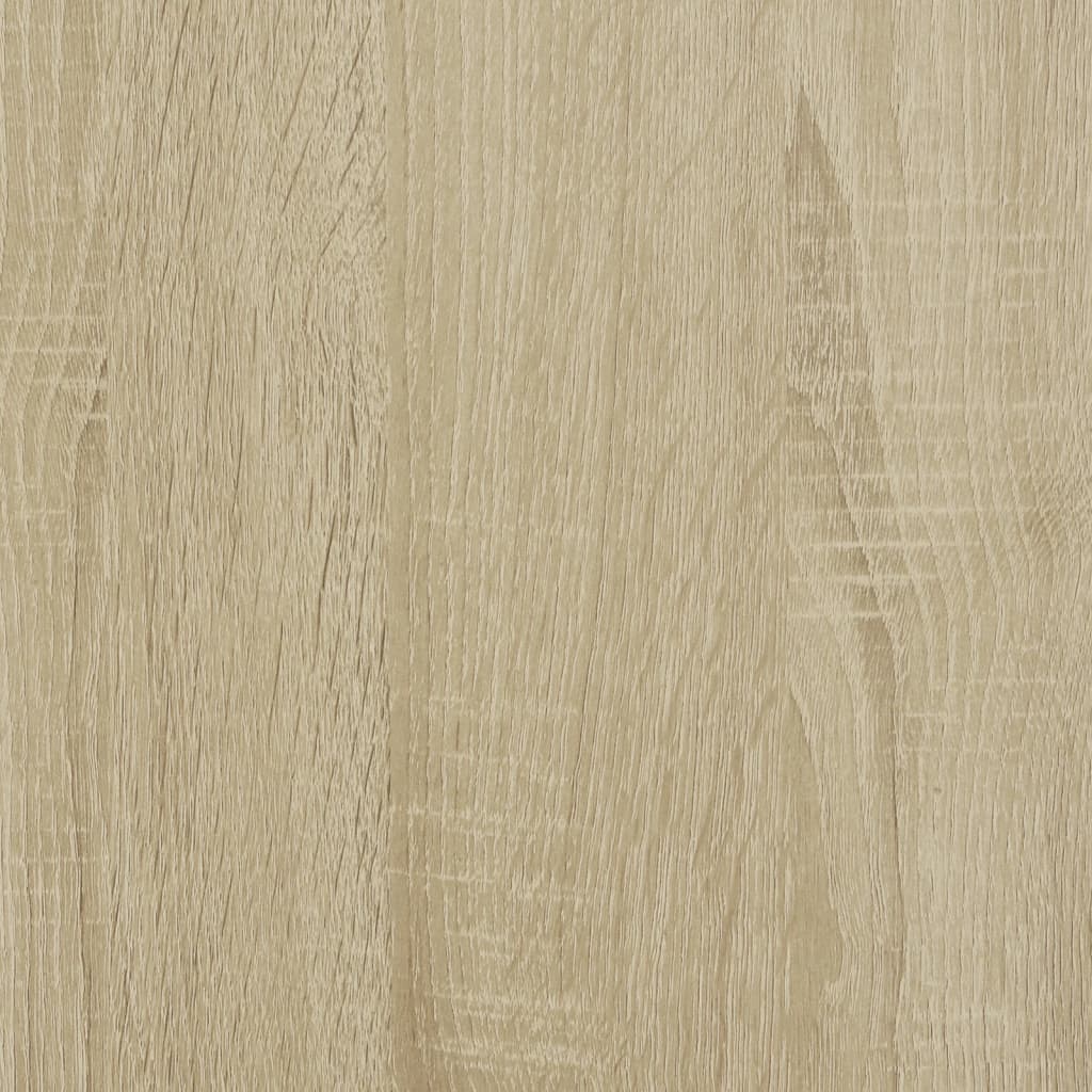 vidaXL Carrito de cocina madera de ingeniería roble Sonoma 53x20x76 cm