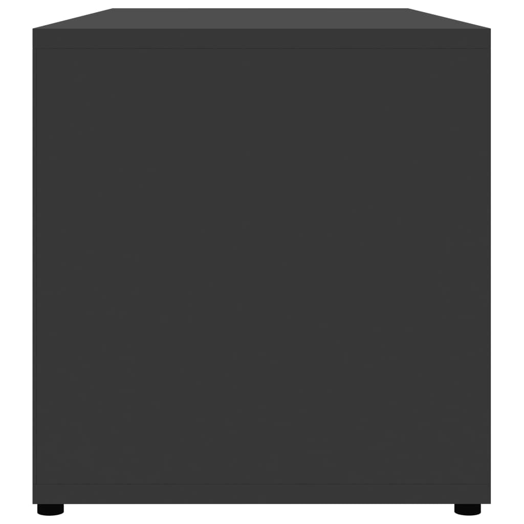 vidaXL Mueble para TV madera contrachapada gris 80x34x36 cm
