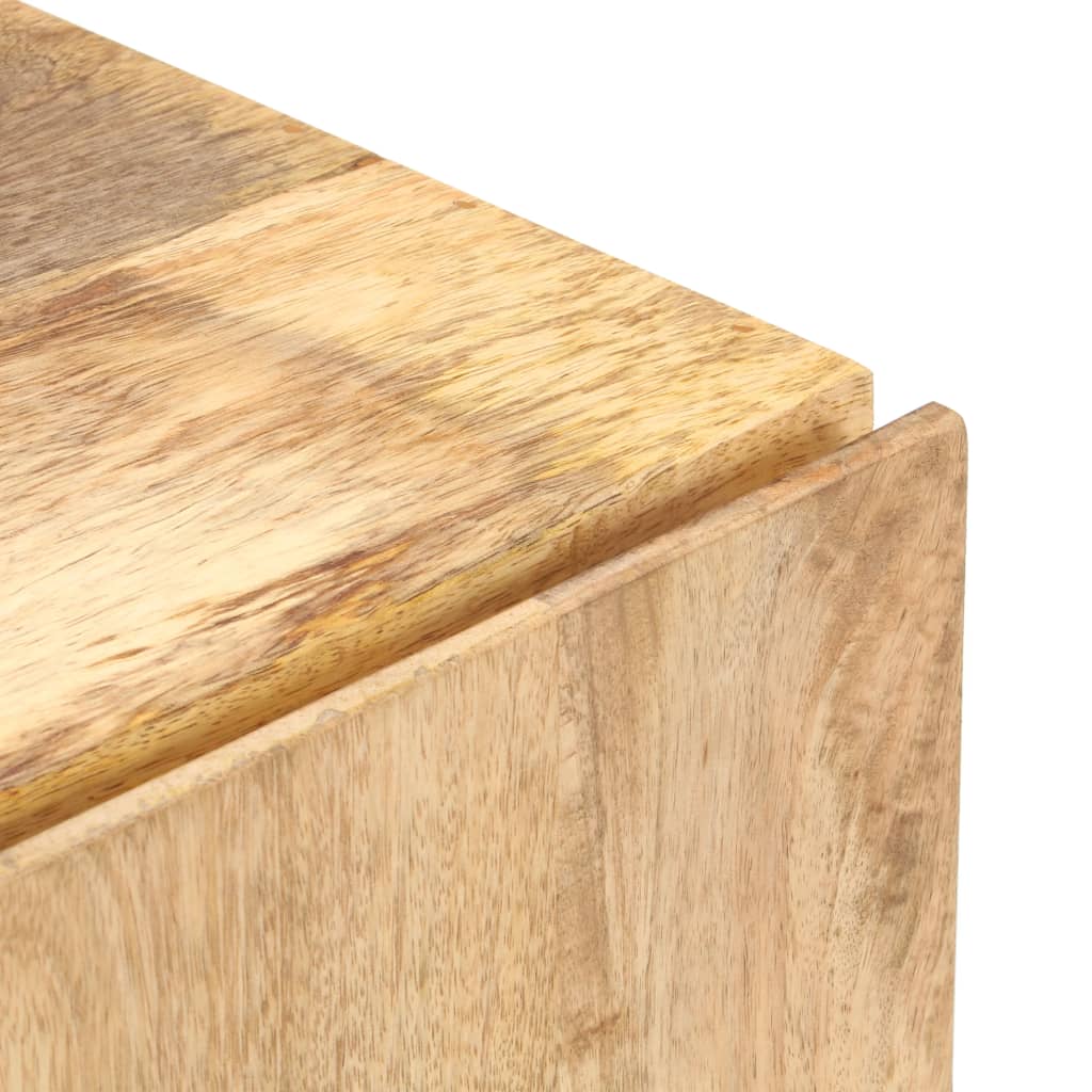 vidaXL Aparador de madera maciza de mango 60x35x77 cm