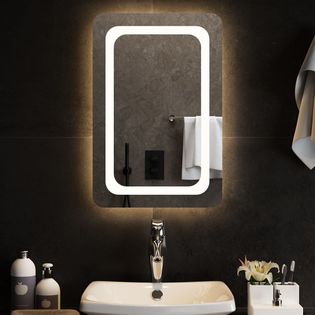 vidaXL Espejo de baño con LED 40x60 cm
