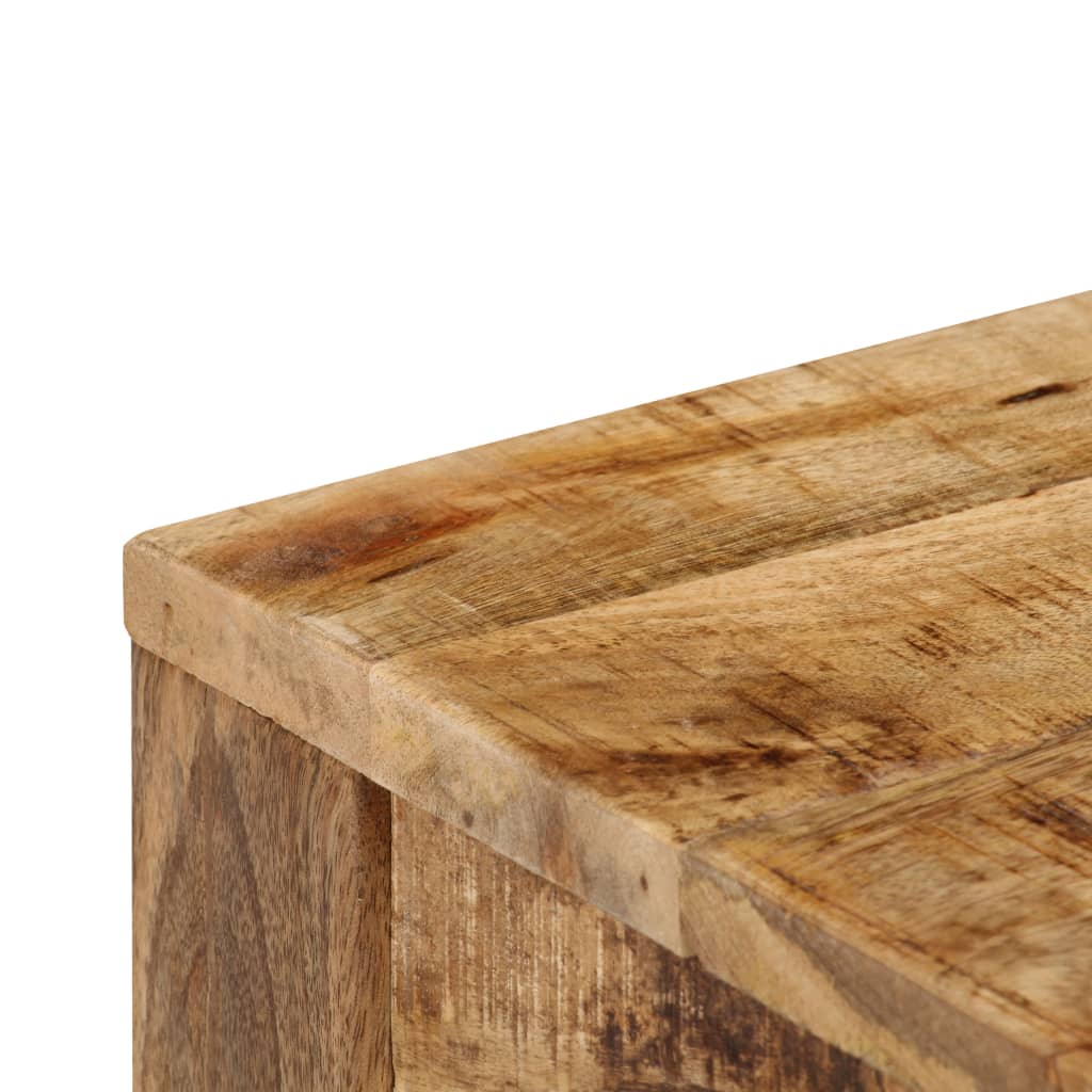 vidaXL Mesa de centro de madera maciza de mango 60x60x35 cm