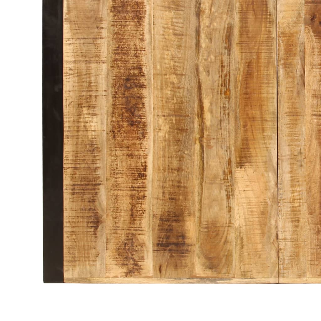 vidaXL Mesa de comedor de madera maciza de mango rugosa 180 cm