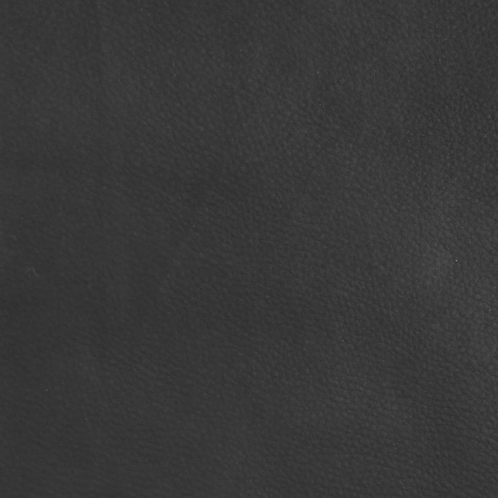 vidaXL Sillón de cuero sintético negro 61x78x80 cm