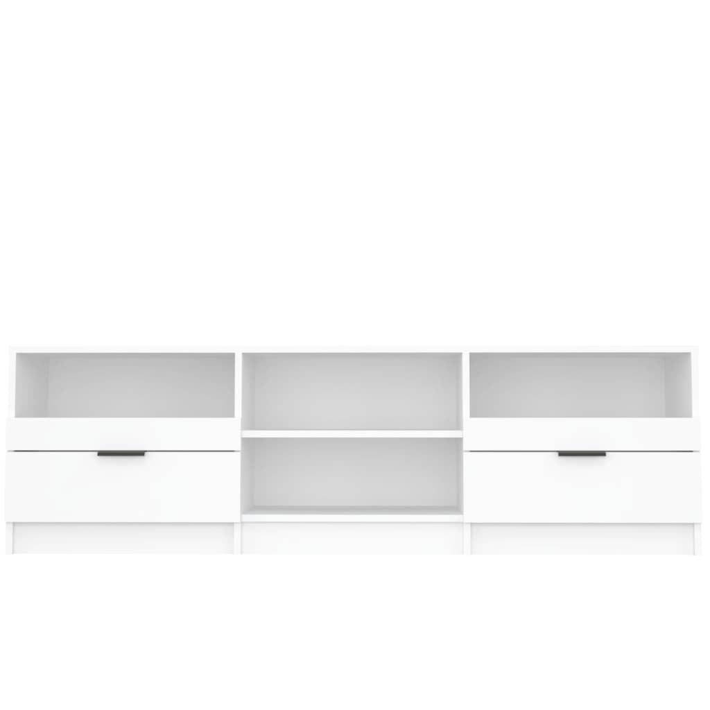 vidaXL Mueble para TV madera contrachapada blanco 150x33,5x45 cm