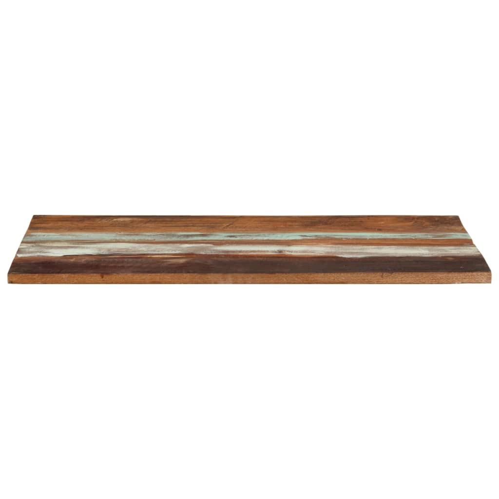 vidaXL Tablero de mesa madera maciza reciclada 100x60x(2,5-2,7) cm