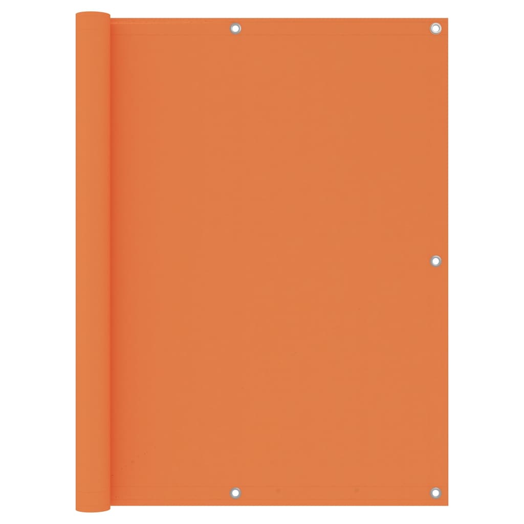 vidaXL Toldo para balcón de tela oxford naranja 120x500 cm