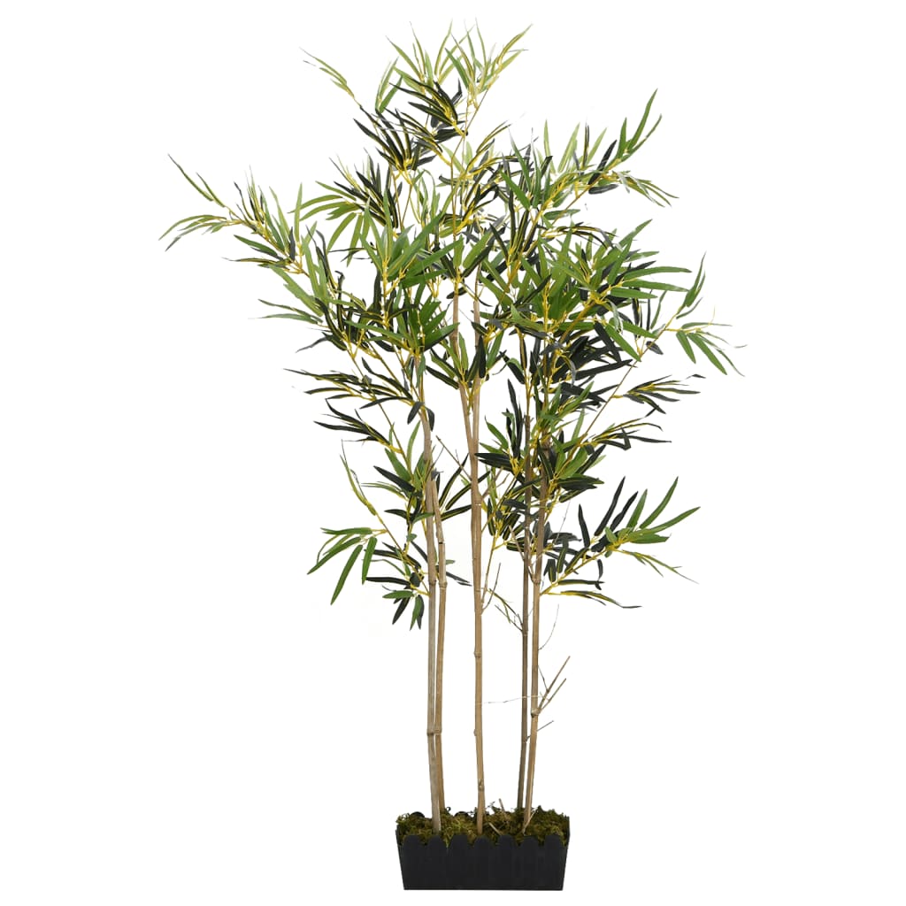 vidaXL Árbol de bambú artificial con 552 hojas verde 120 cm