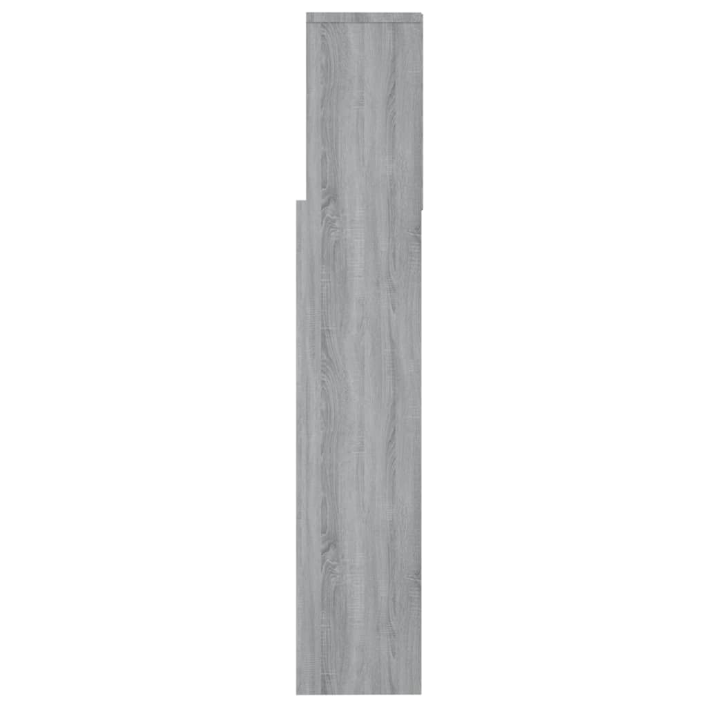 vidaXL Mueble cabecero color gris Sonoma 160x19x103,5 cm