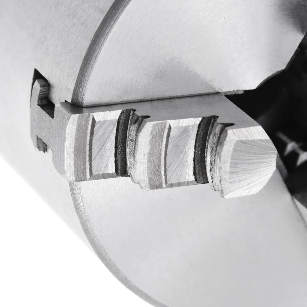 vidaXL Mandril de torno autocentrante de 3 mordazas 80 mm acero