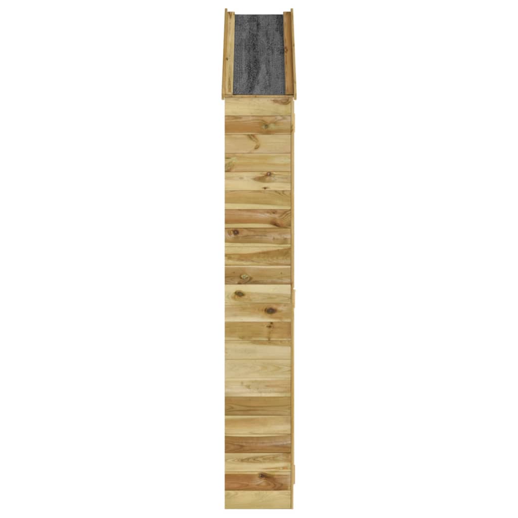vidaXL Cobertizo de herramientas madera pino impregnada 107x37x220 cm