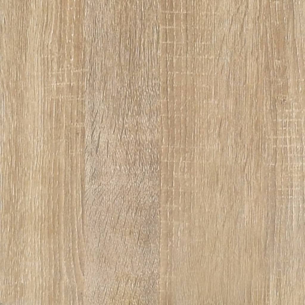 vidaXL Mueble zapatero madera contrachapada color roble 59x17x150 cm