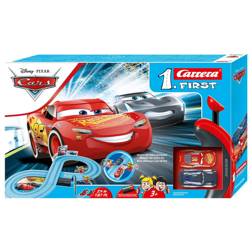 Carrera FIRST Set de pista y coches Cars Power Duell 2,4 m
