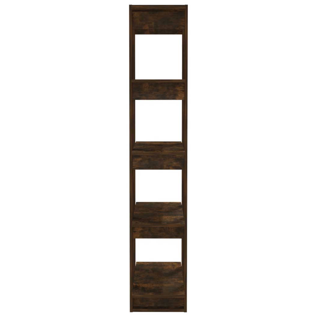 vidaXL Estantería madera contrachapada roble ahumado 80x30x160 cm