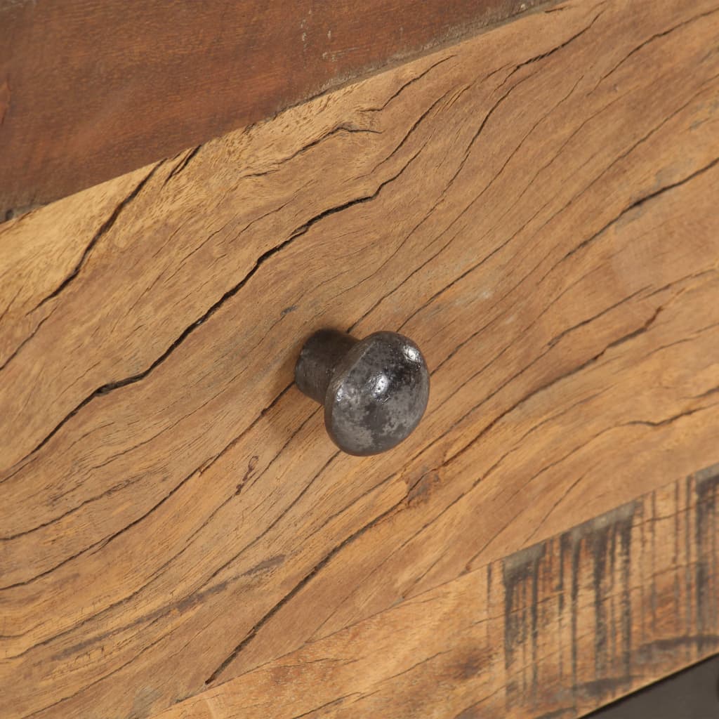 vidaXL Mesa de centro de madera maciza reciclada 100x50x45 cm