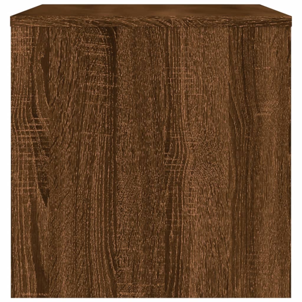 vidaXL Mueble de TV madera de ingeniería marrón roble 80x40x40 cm