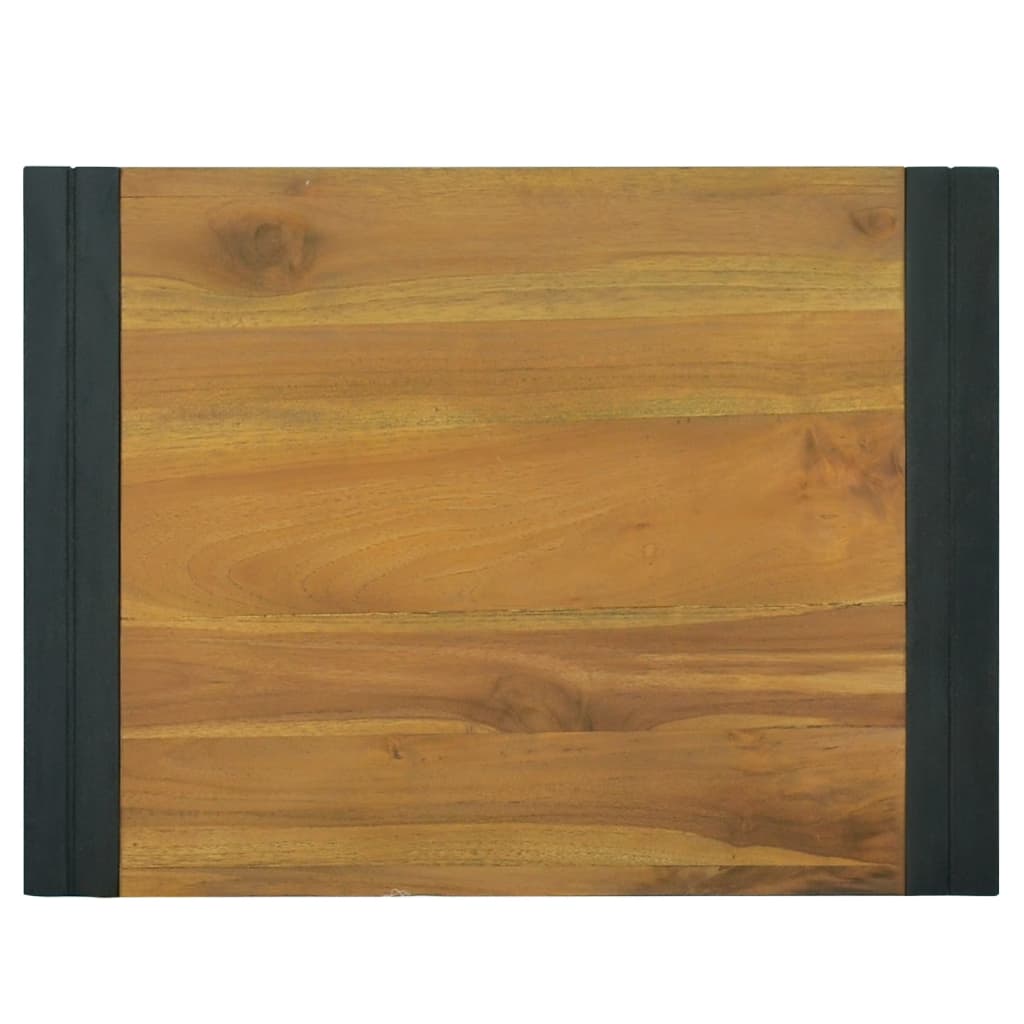 vidaXL Armario de baño madera maciza de teca 60x45x35 cm