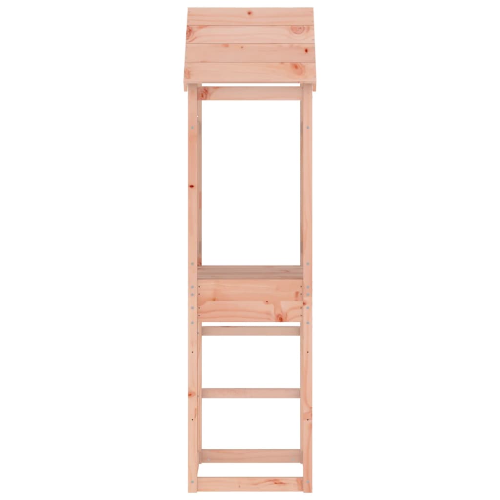 vidaXL Torre de juegos madera maciza abeto douglas 52,5x46,5x206,5 cm