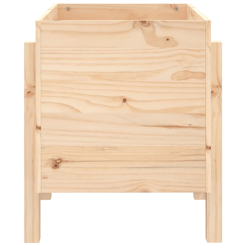 vidaXL Jardinera madera maciza de pino 62x50x57 cm