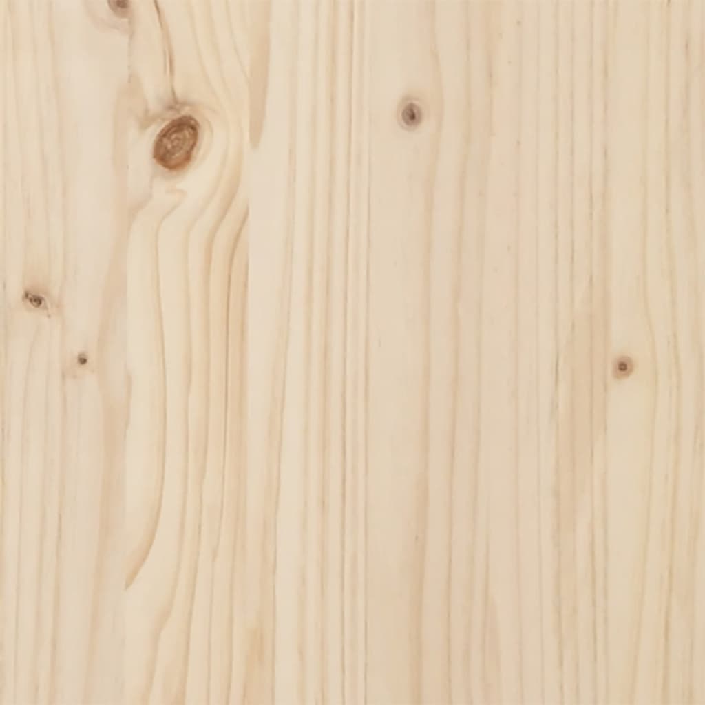 vidaXL Sofá central de jardín madera maciza de pino 120x80 cm