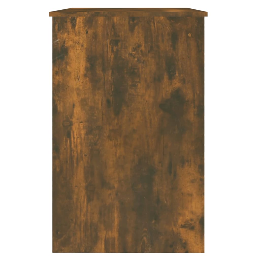vidaXL Escritorio madera contrachapada roble ahumado 100x50x76 cm