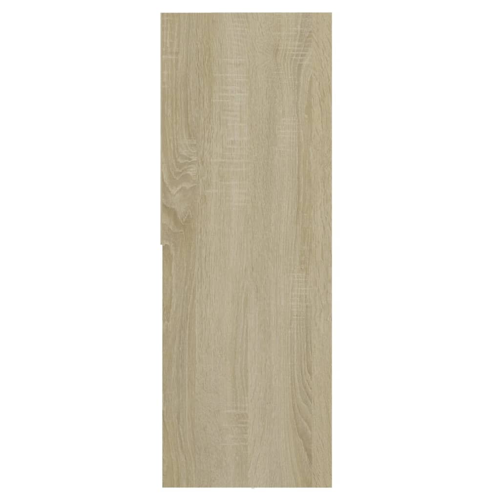 vidaXL Estantería madera contrachapada color roble Sonoma 67x24x161 cm