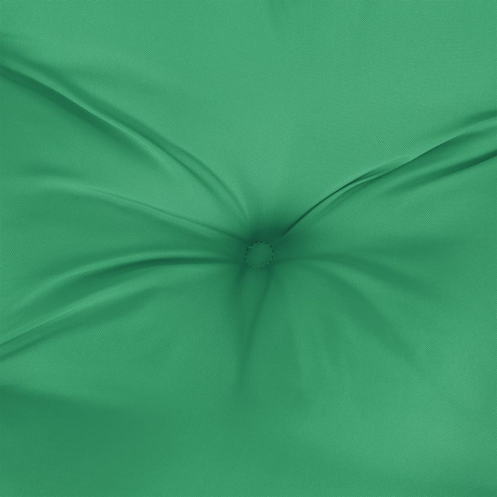 vidaXL Cojín de banco de jardín tela Oxford verde 150x50x7 cm