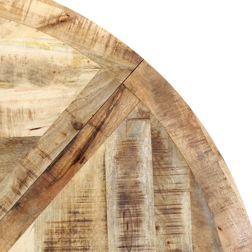 vidaXL Mesa de comedor redonda de madera maciza de mango 150x76 cm